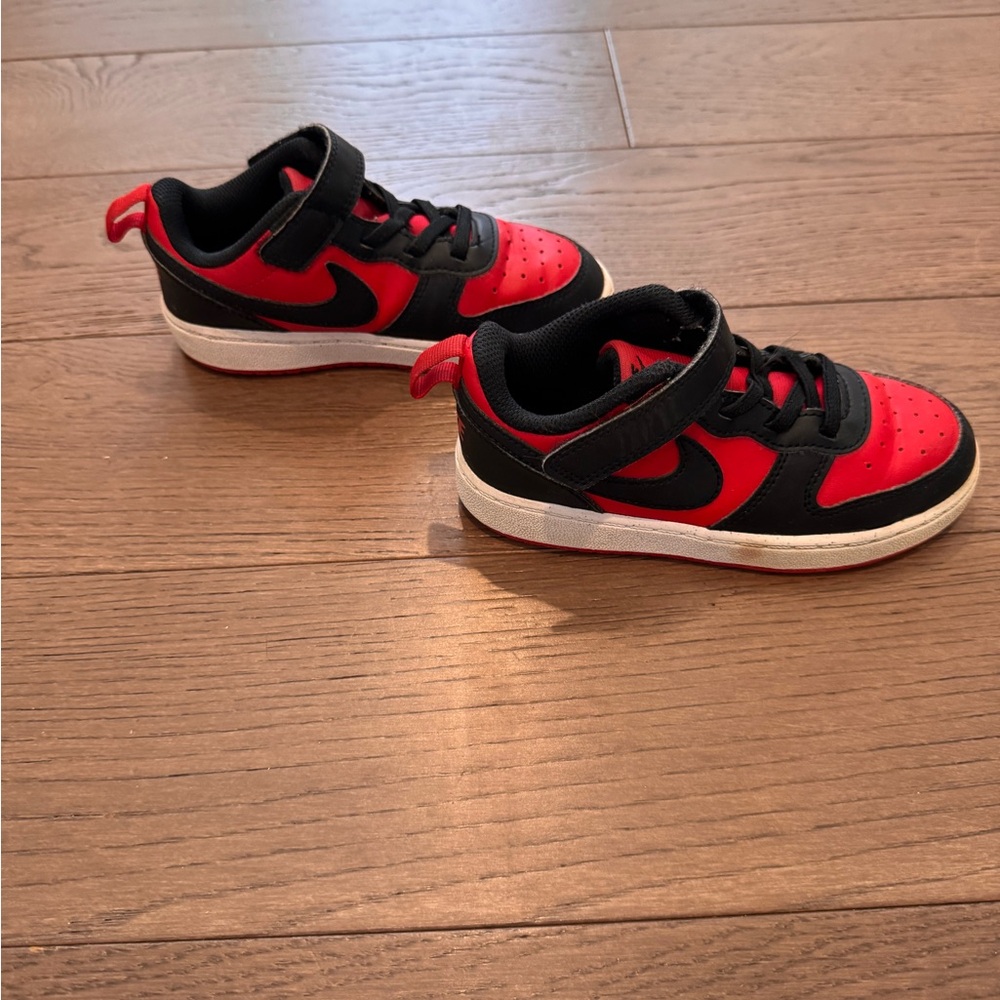 KIDS' NIKE LITTLE KID COURT BOROUGH LOW RECRAFT SNEAKERS 10C